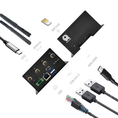 Waveshare Jetson Orin NX 16GB Ενσωματωμένη ενσωματωμένη περίπτωση AI για Feiyun Smart Box