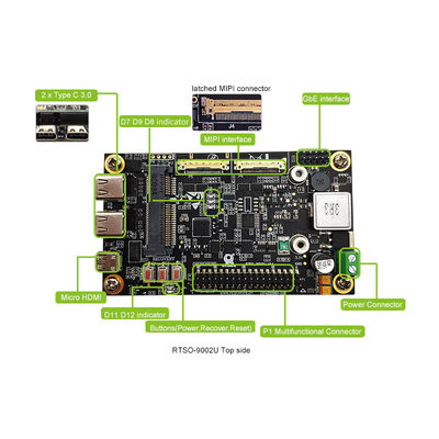 Η επίσημη επιφάνεια μεταφοράς της σειράς NVIDIA ELITE Jetson TX2 RTSO-9002U για TX2/TX2i/TX2 4GB