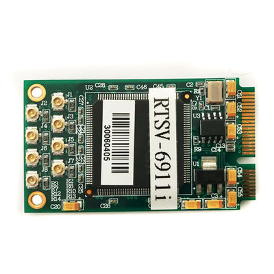Κάρτα λήψης βίντεο CVBS RTSV-6911i miniPCIe βίντεο κάρτα με 8 κανάλια PAL/NTSC/RS170